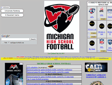 Tablet Screenshot of michigan-football.com